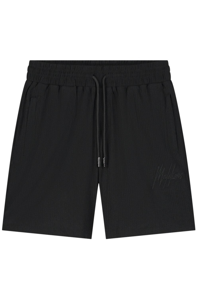 SEERSUCKER SHORTS MM3 SS25 21 900 BLACK